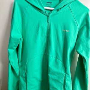 Reebok Green Hoodie Womens size Large